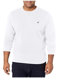 Men's Basic Crew Neck Fleece Sweatshirt