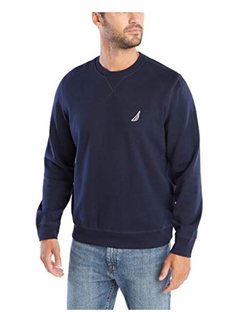 Nautica Men's Basic Crew Neck Fleece Sweatshirt