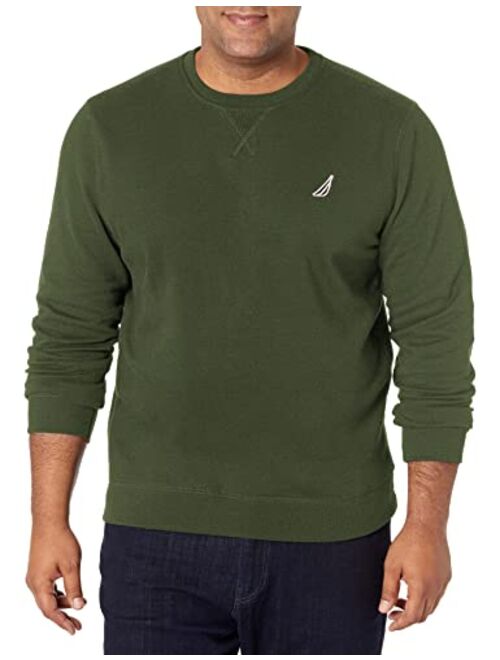 Nautica Men's Basic Crew Neck Fleece Sweatshirt