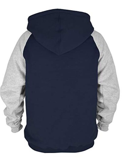 Zlor Mens Go Cowboys Embroidery Soft Cotton Pullover Hoodie