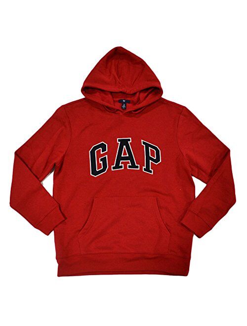 Gap Men's Fleece Arch Logo Pullover Hoodie