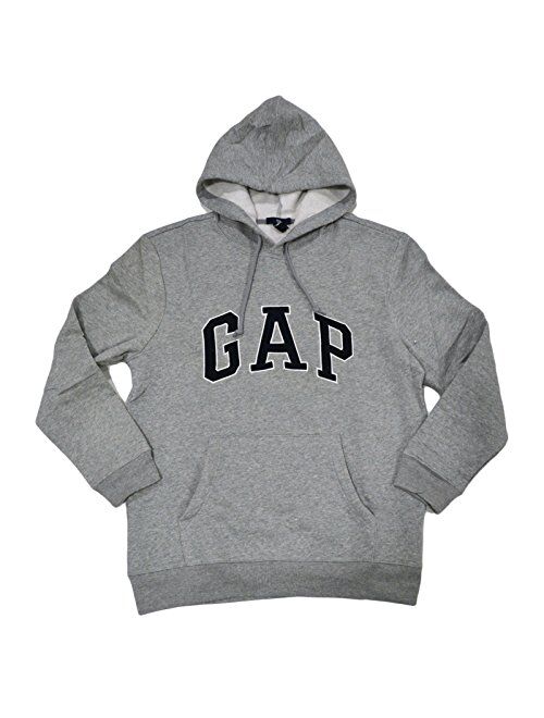 Gap Men's Fleece Arch Logo Pullover Hoodie