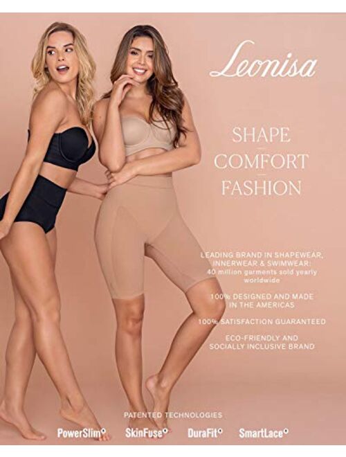 Leonisa Undetectable Open Bust Shorty Body Shaper Jumpsuit - Macy's