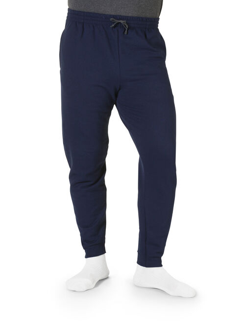 Jerzees Men's and Big Men's Fleece Jogger Sweatpants, up to Size 3XL