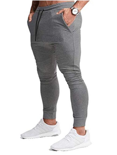 EVERWORTH Men's Joggers Sweatpants Men's Slim Jogger Pants Tapered Gym Running Workout Pant with Deep Pockets