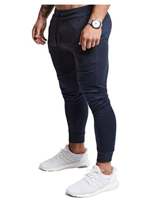 EVERWORTH Men's Joggers Sweatpants Men's Slim Jogger Pants Tapered Gym Running Workout Pant with Deep Pockets