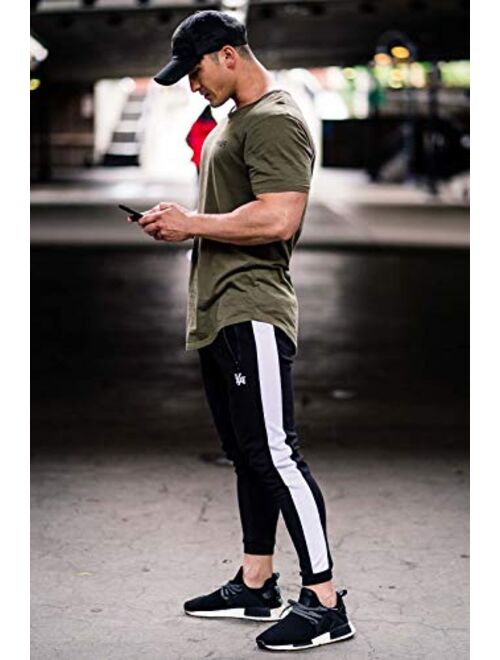 Buy YoungLA Skinny Mens Joggers, Tapered Gym Pants