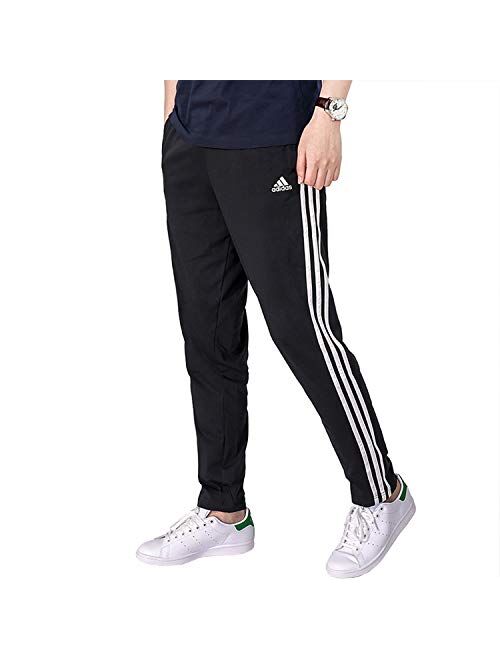 adidas Men's Essentials 3-stripes Tapered Pant Tricot