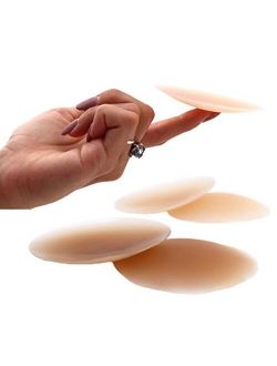 MIILYE Breast Lift up Pasties Nipple Covers Reusable Strapless Invisible  Silicone Adhesive Bra for Cups A B C D (For B/C cups) 