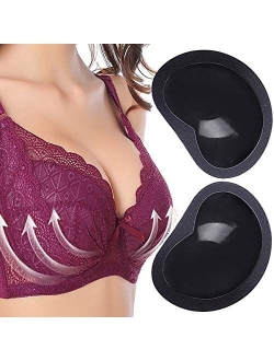 Silicone Adhesive Bra Pads Breast Inserts Breathable Push Up Sticky Bra Cups for Swimsuits & Bikini