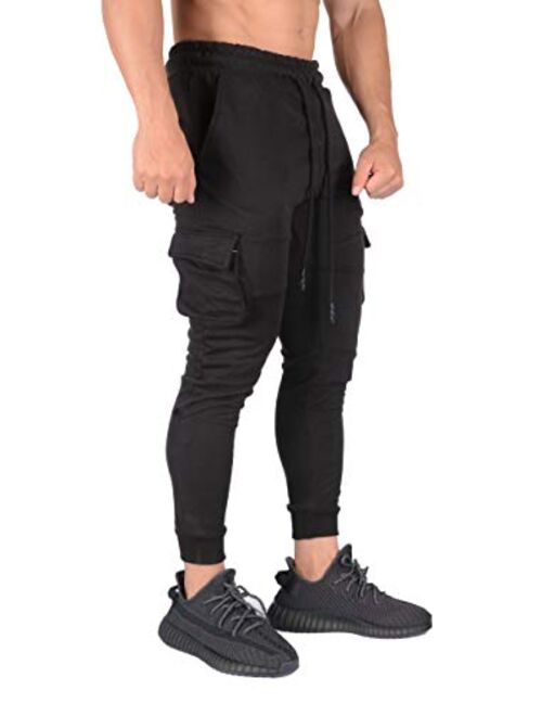 Buy VOI Jeans Mens Faded Black Cotton Blend Slim Tapered Cargo JeansVOND020332  at Amazonin
