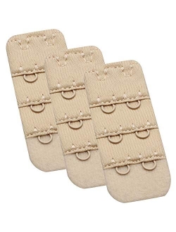 Wingslove Ladys Bra Extender Bra Band Breathing room 3pcs-Pack Multi-size