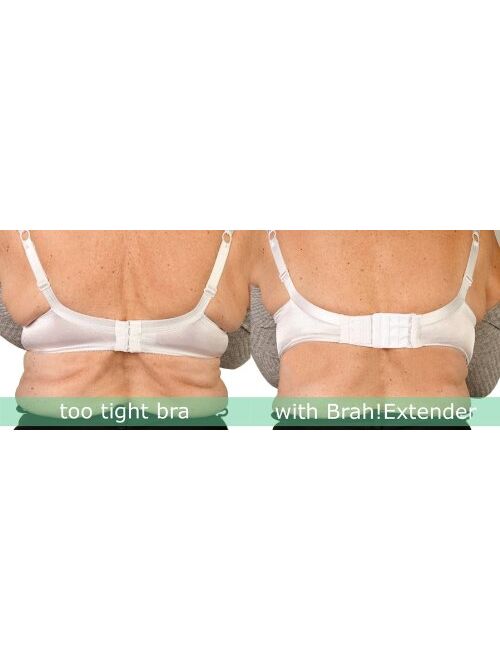 Fashion First Aid Women's Brah Extender: Bra Breathing Room, 2-Hook Narrow (3 Pack)