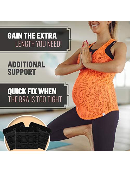 Bra Extender 3 Hooks Band Extension - Soft Comfortable Adjustable for Plus Size - Womens Bras Accessories