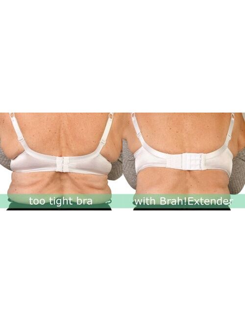 Fashion First Aid Women's Brah Extender: Bra Breathing Room, 3-Hook (3 Pack)