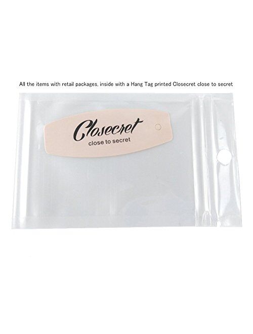 Closecret Women's Assorted Bra Back Strap Extenders With 1 to 3 Hook Optional