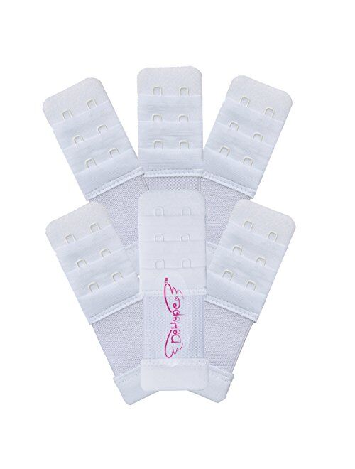 Elastic Adjustable Bra Extender 2 Hook 3 Rows Narrow Bra Band Extension