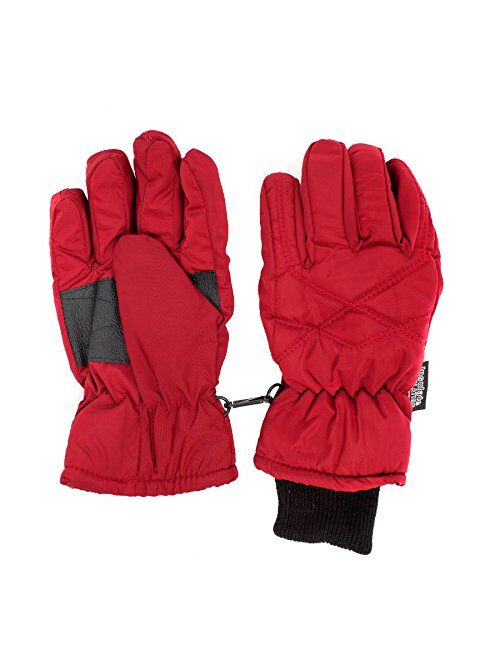 SANREMO Unisex Kids Thinsulate and Waterproof Cold Weather Ski Gloves