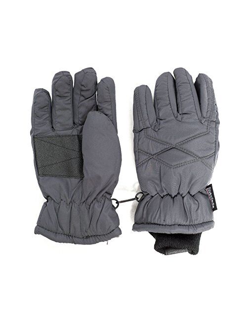 SANREMO Unisex Kids Thinsulate and Waterproof Cold Weather Ski Gloves