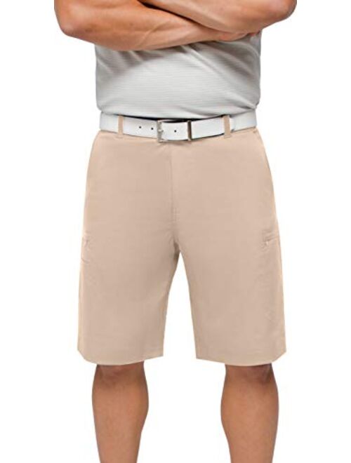 Dry Fit Cargo Golf Shorts for Men - Lightweight, Moisture Wicking Casual Short - 10.5 Inch Inseam