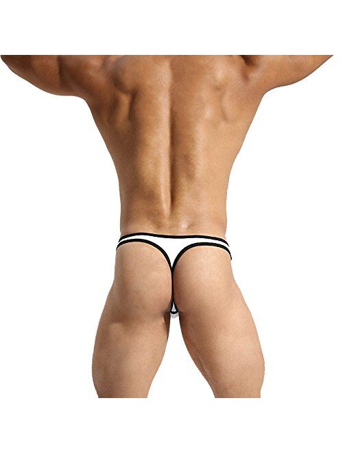 MuscleMate Premium Men's Thong Sexy Sport Comfort G-String Lovely Thong Man Low Raise Underwear