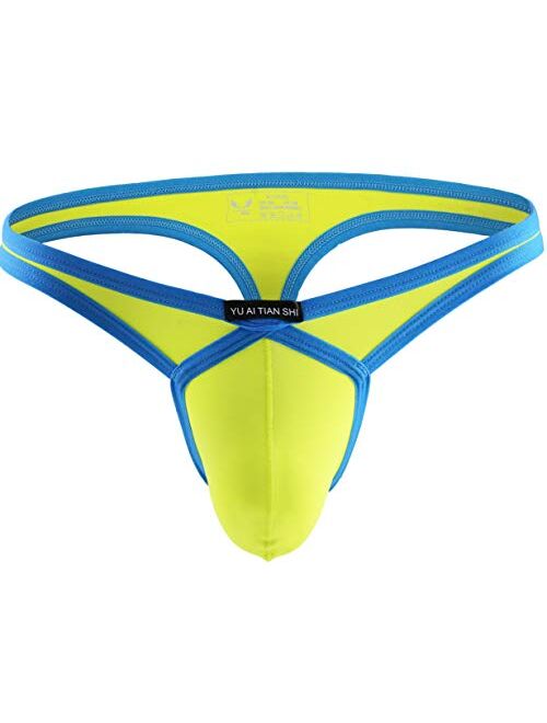 MuscleMate Premium Men's Thong Sexy Sport Comfort G-String Lovely Thong Man Low Raise Underwear