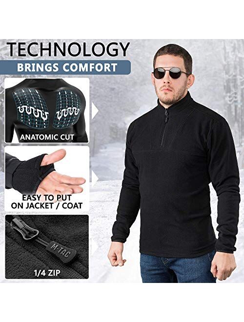 M-Tac Fleece Jacket Underwear Sweater Tactical Top Delta