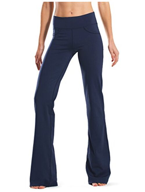 High Waisted Bootcut Yoga Pants | Athleisure Wear | Fishers Finery