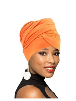 Turban Head Wrap Scarf,African Long Scarf Turban Shawl Hair Bohemian Headwrap