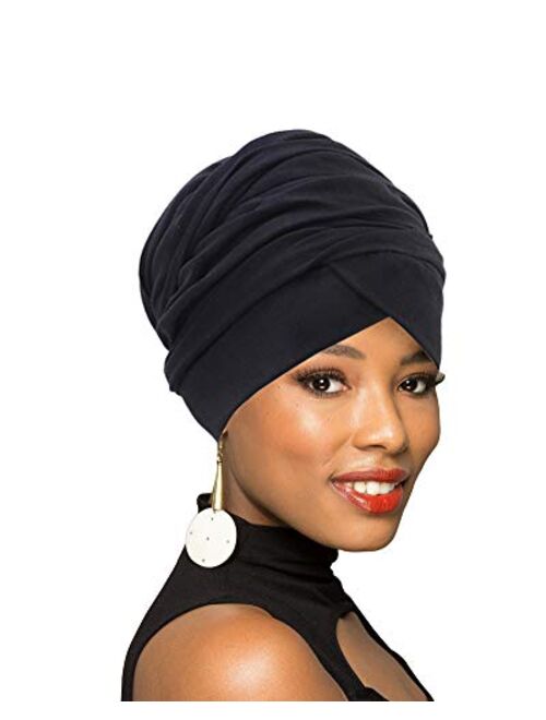 Turban Head Wrap Scarf,African Long Scarf Turban Shawl Hair Bohemian Headwrap