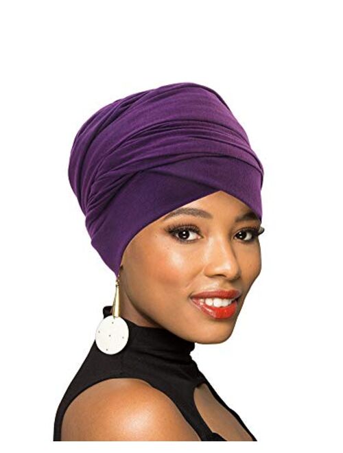 Turban Head Wrap Scarf,African Long Scarf Turban Shawl Hair Bohemian Headwrap