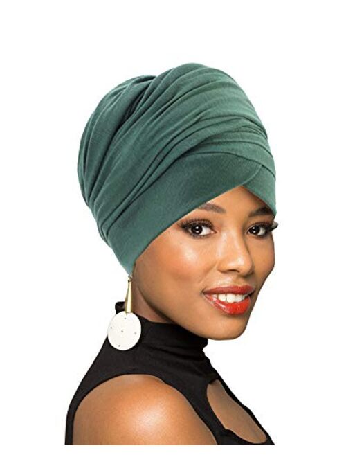 Turban Head Wrap Scarf,African Long Scarf Turban Shawl Hair Bohemian Headwrap