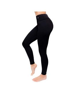 CompressionZ High Waisted Women's Leggings - Compression Pants for Yoga Running Gym & Everyday Fitness