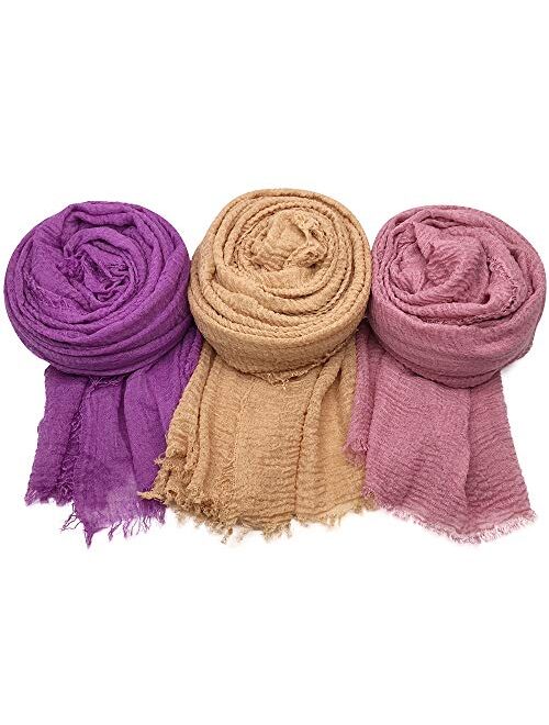 Axe Sickle 6PCS Scarf Wrap Shawl Cotton Hemp Soft Outdoor Beach for All Season Wrap Women Wrap Shawl Sunscreen Stylish Scarf Lightweight Warm Big Head Scarf Mixed Color S