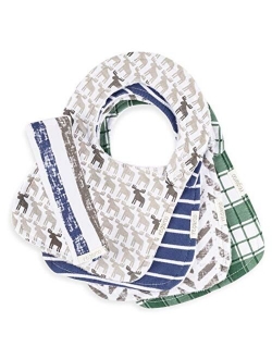 The Ultimate Waterproof Baby Bib by Regaroo - Triple Layer with Softest, Cotton Front & Back Plus Waterproof Inner Layer