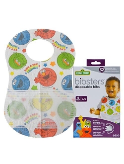 Bibsters Large Disposable Bibs - Multi - Unisex - 32 ct