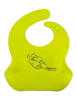 Otterlove Silicone Bib 100% Pure Platinum LFGB Baby Bibs No Fillers BPA and Phthalate Free