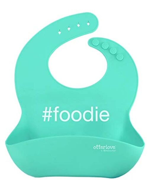 Otterlove Silicone Bib 100% Pure Platinum LFGB Baby Bibs No Fillers BPA and Phthalate Free