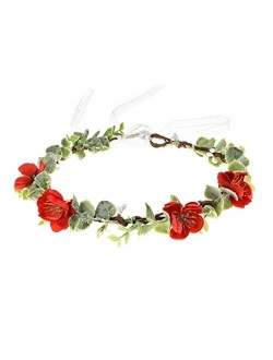 Love Sweety Succulent Flower Crown Eucalyptus Halo Wedding Floral Headband Photo Prop