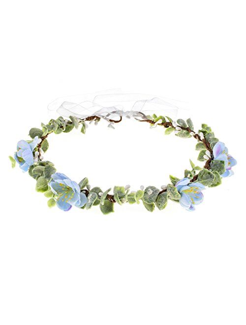 Love Sweety Succulent Flower Crown Eucalyptus Halo Wedding Floral Headband Photo Prop