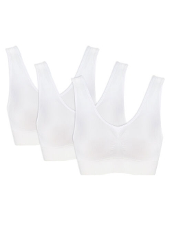 Women's Genie Bra (TM) 3 Pack of Comfort Sports Bras