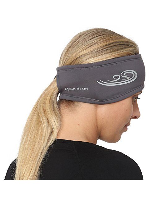 TrailHeads Womens Ponytail Headband | Moisture Wicking Ear Band | The Power Running Headband