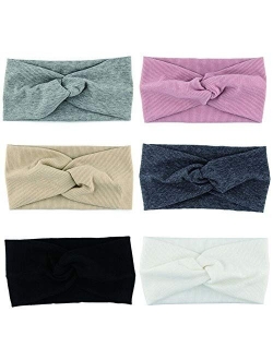 Yeshan Women Elastic Headband Breathable Sweat Wicking Hairband for Workout Running Yoga and Party