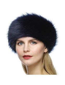 Dikoaina Womens Faux Fur Headband Winter Earwarmer Earmuff Hat Ski