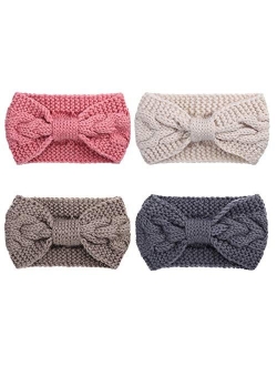 Knit Headbands Winter Headband Ear Warm Crochet Head Wraps for Women Girls