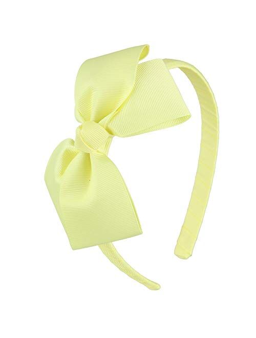 7Rainbows Fashion Cute Bows Headbands for Girls Toddlers.