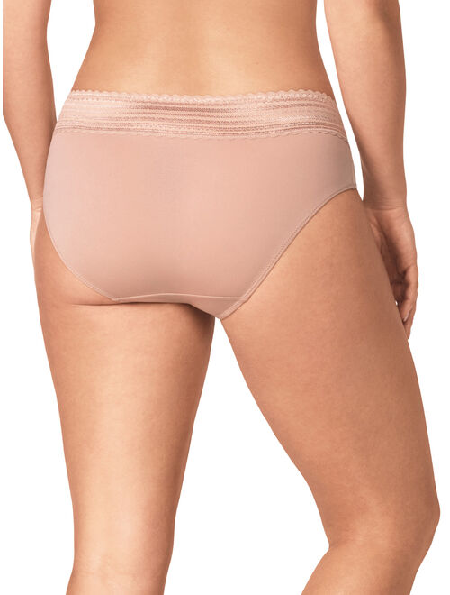 Warners Womens Blissful Benefits No Muffin Top 3 Pack Brief Panty