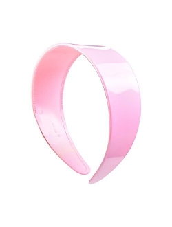 2 Inch Hard Plastic Headband with Teeth Women and Girls wide Hair band