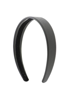 1 Inch Wide Leather Like Headband Solid Hair band for Women and Girls