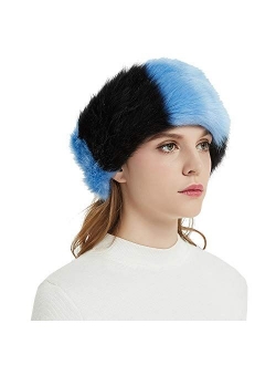 Faux Fur Headbands Outdoor Ear Warmers Earmuffs Ski Hat Winter Warm Elastic Hairbands Head Wraps for Women by Aurya